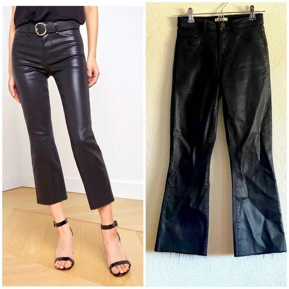 L’ANGENCE black crop jeans size 24